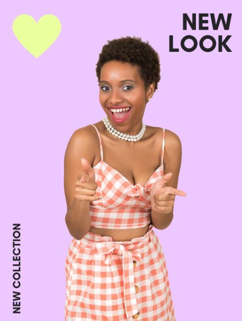 Red And Beige Playful Fashion Instagram Post 1